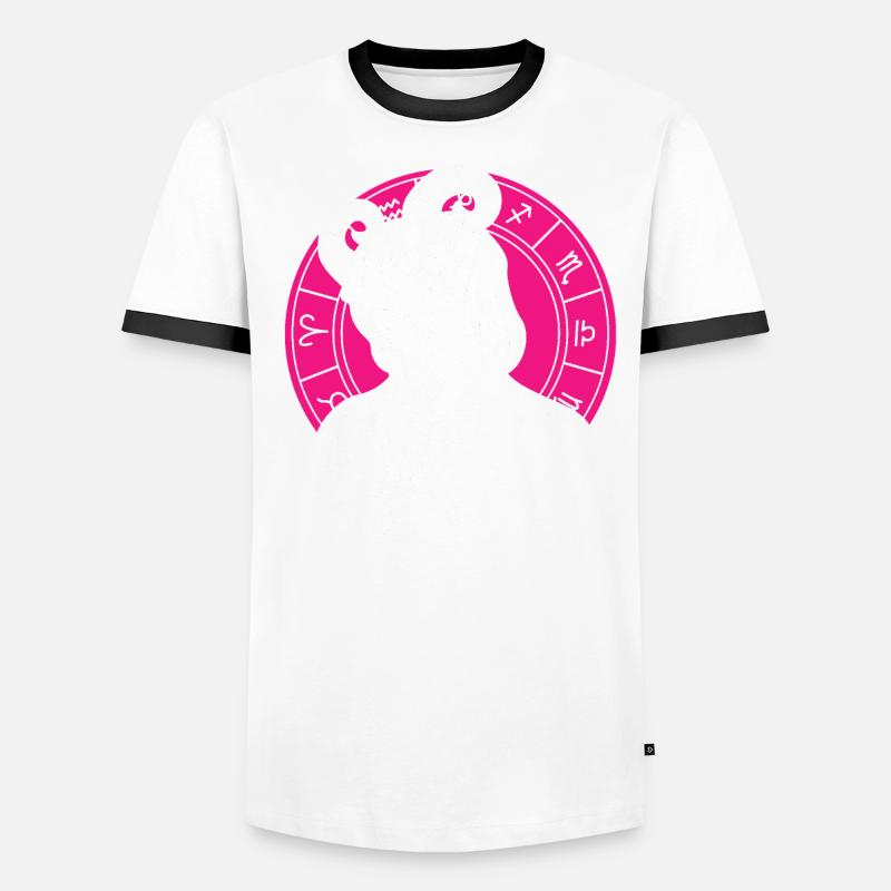 Sternzeichen Widder Männer Kontrast-T-Shirt
