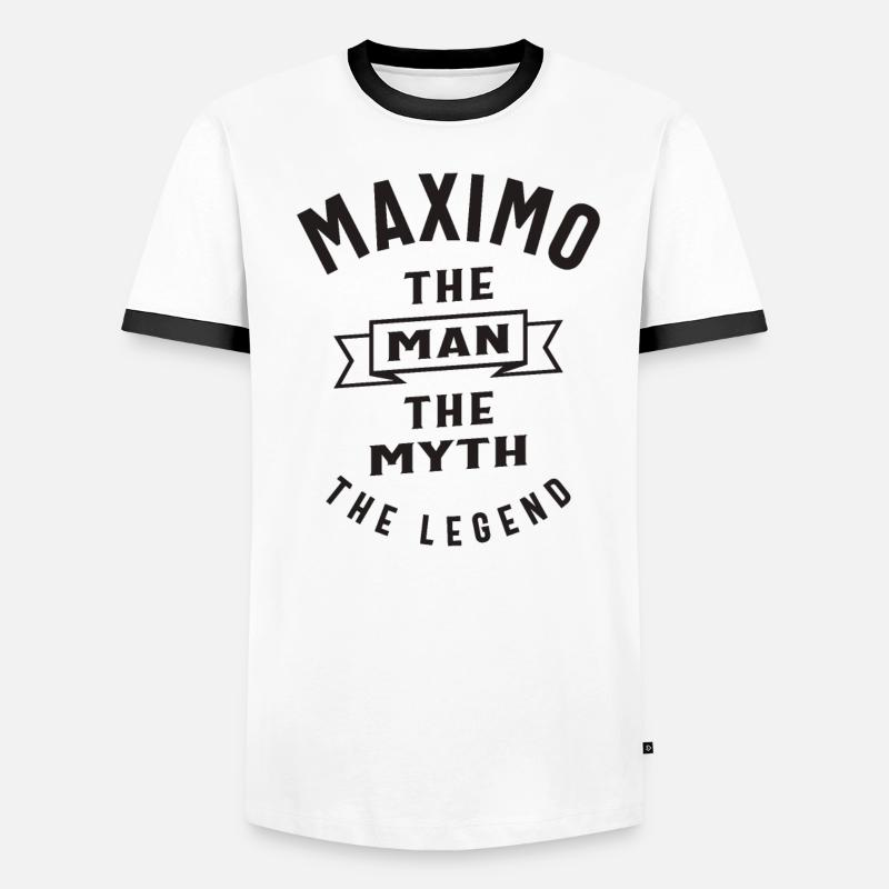 Maximo Custom Name Men's Ringer Shirt
