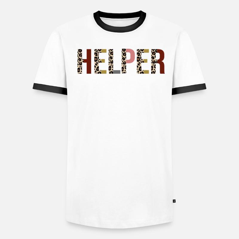 Aide T-shirt contrasté Homme