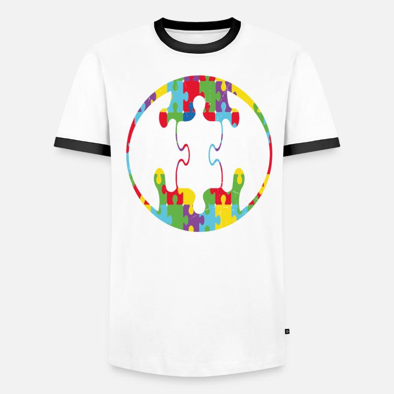 Accepter la différence Citations motivationnelles T-shirt contrasté Homme