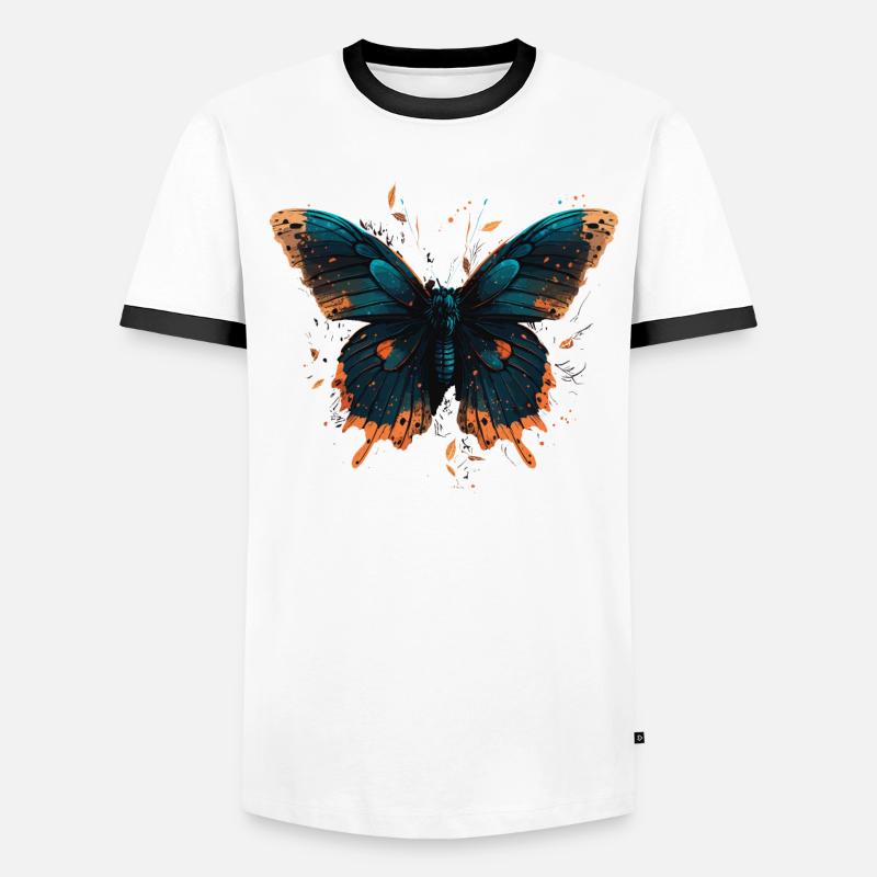Image de papillon T-shirt contrasté Homme