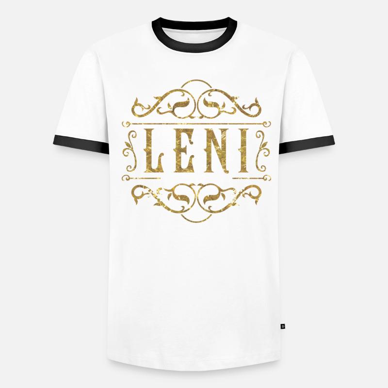 L’or Leni T-shirt contrasté Homme