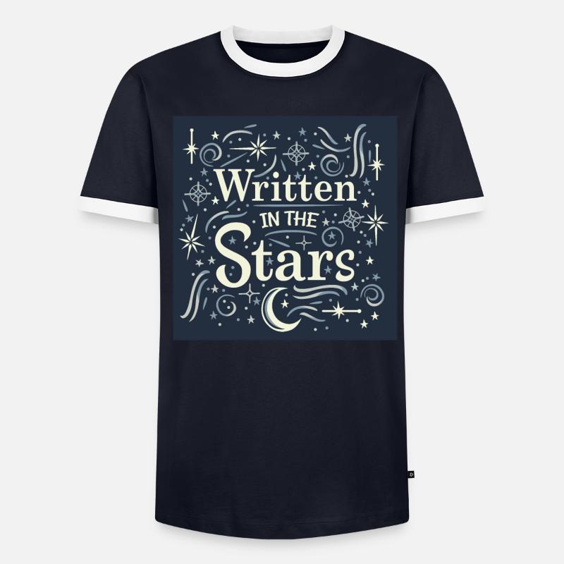 Écrit dans les étoiles T-shirt contrasté Homme