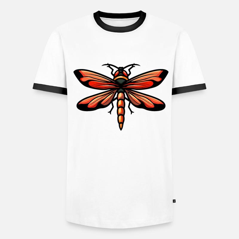 Bande dessinée Libellule T-shirt contrasté Homme
