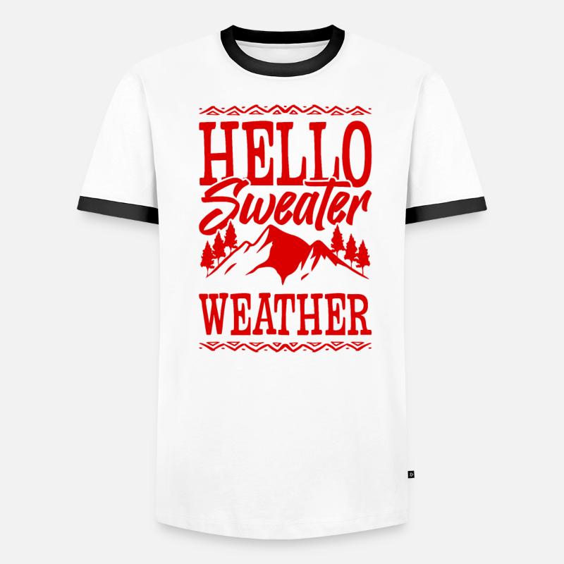 Bonjour Pull Météo T-shirt contrasté Homme