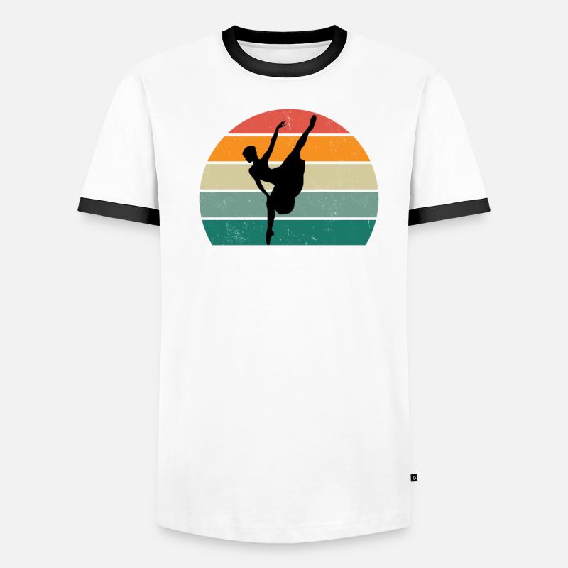 dancer dancer dance move movement couple dance Men's Ringer Shirt