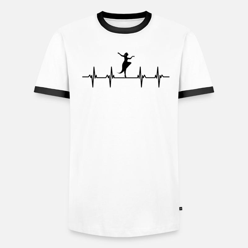 dancer dancer dance move movement couple dance Men's Ringer Shirt