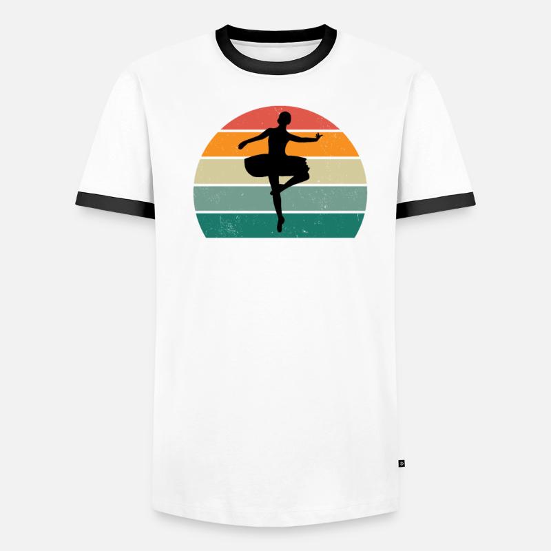 dancer dancer dance move movement couple dance Men's Ringer Shirt