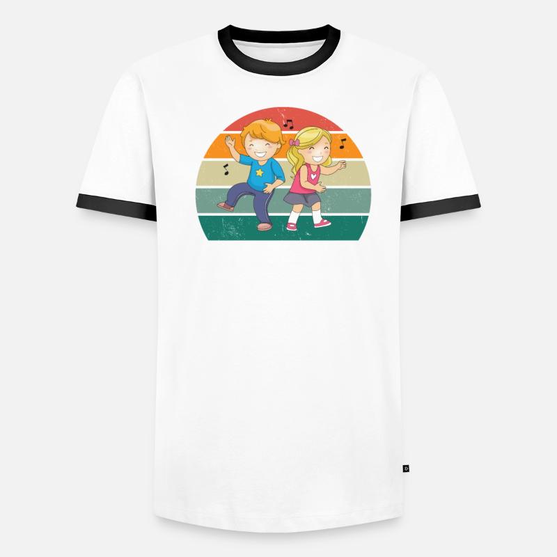 dancer dancer dance move movement couple dance Men's Ringer Shirt