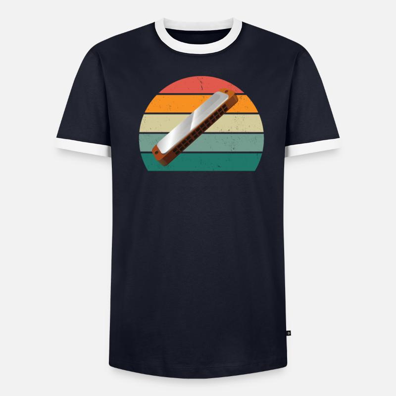 Harmonica Harmonica player Harmonicas - Men's Ringer Shirt - undefined