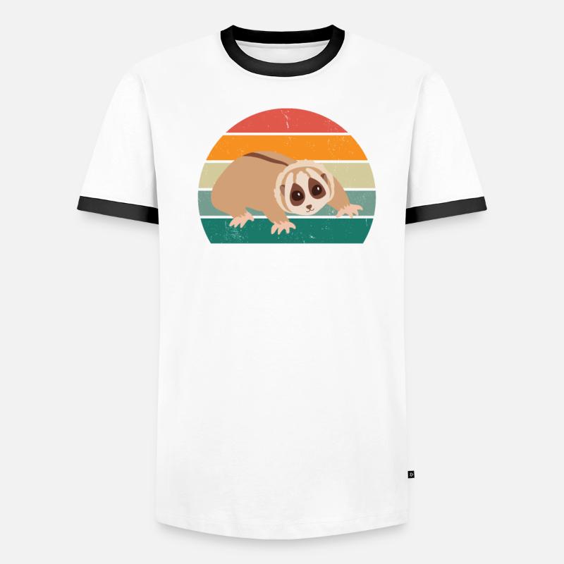 Loris Monkey Monkey Monkey Climbing Climbing Forest Loris Men's Ringer Shirt