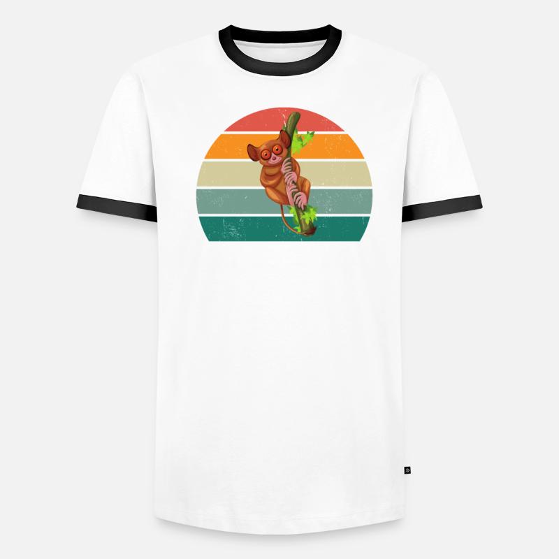 Loris Monkey Monkey Monkey Climbing Climbing Forest Loris Men's Ringer Shirt