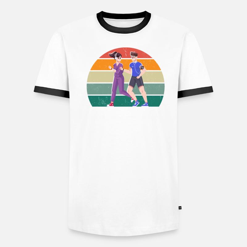 Race Runner Runner Renner Renner Jogging Men's Ringer Shirt