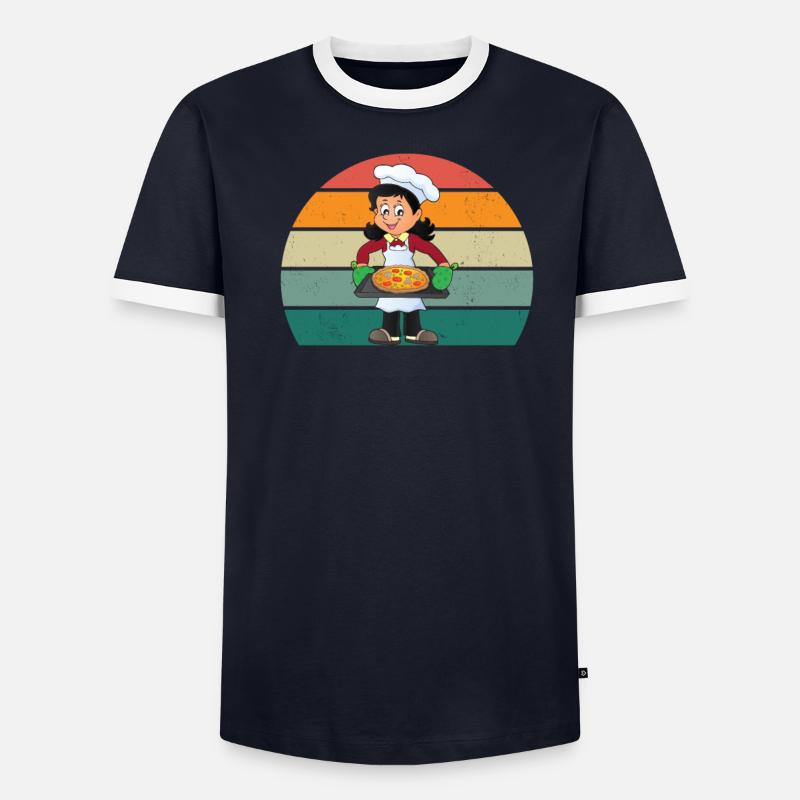 Kocher Chef Chef Kitchen Restaurant Bar Bistro Men's Ringer Shirt