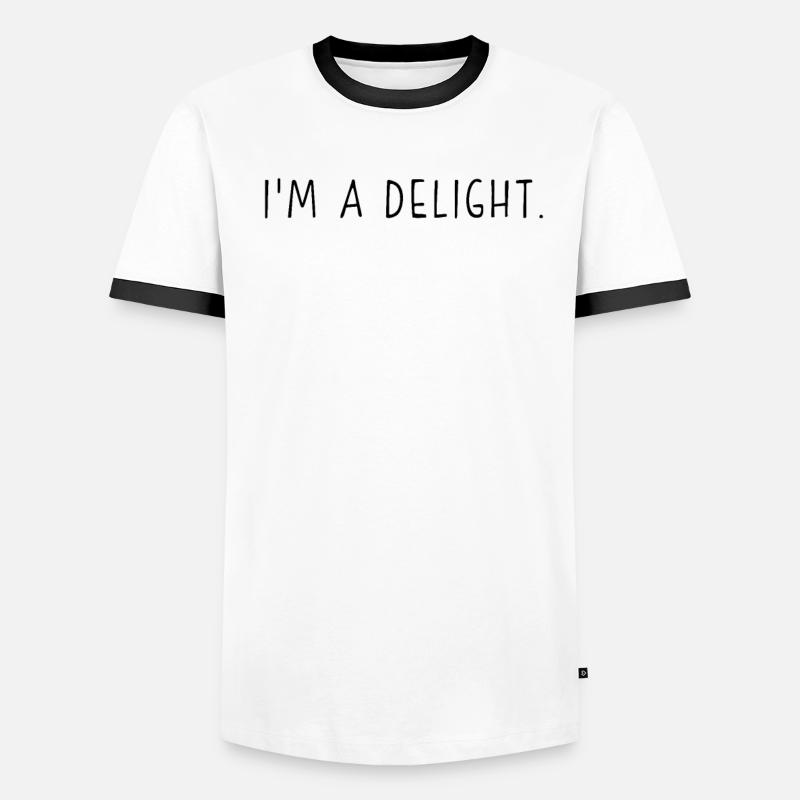 Ich bin eine Freude Männer Kontrast-T-Shirt