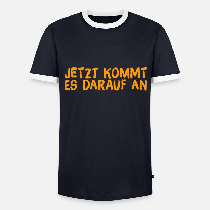 jetzt wird es wichtig Männer Kontrast-T-Shirt