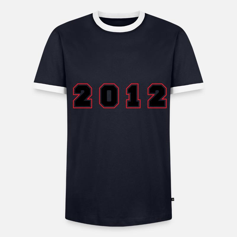 Numéro de l’année 2012 T-shirt contrasté Homme