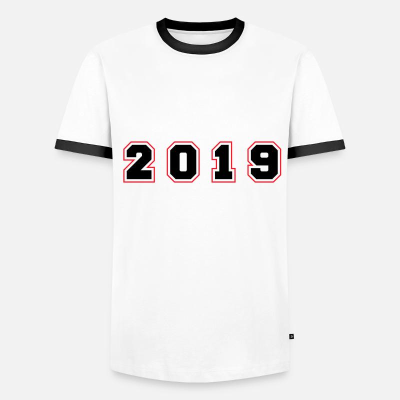 Numéro de l’année 2019 T-shirt contrasté Homme