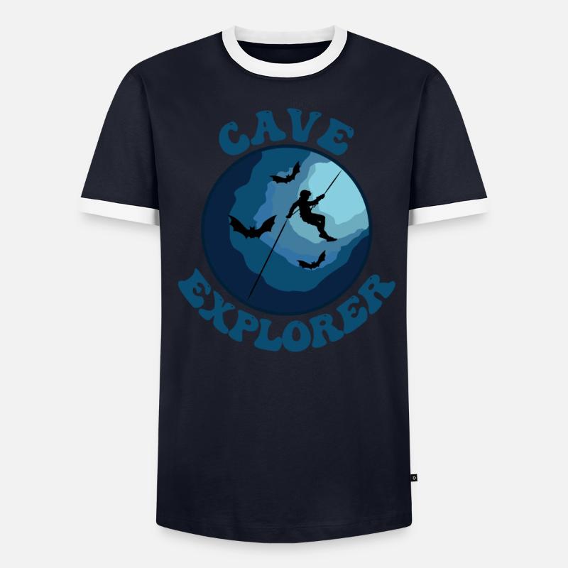 Cave Explorer - Caver Caving Potholing Speleology Men's Ringer Shirt