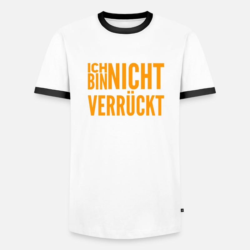ich bin normal Männer Kontrast-T-Shirt