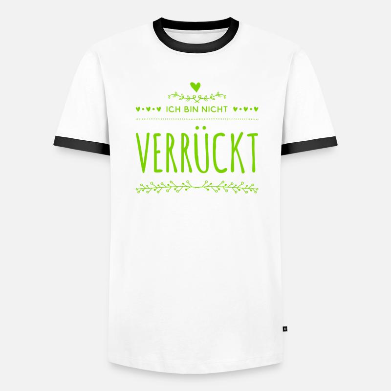 ich bin total normal Männer Kontrast-T-Shirt