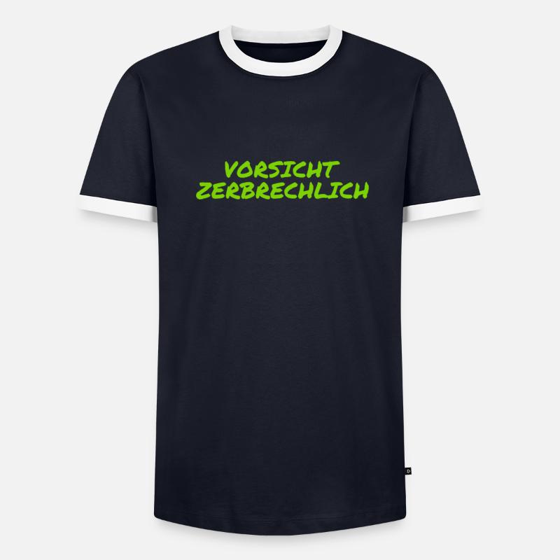 ich bin zerbrechlich Männer Kontrast-T-Shirt