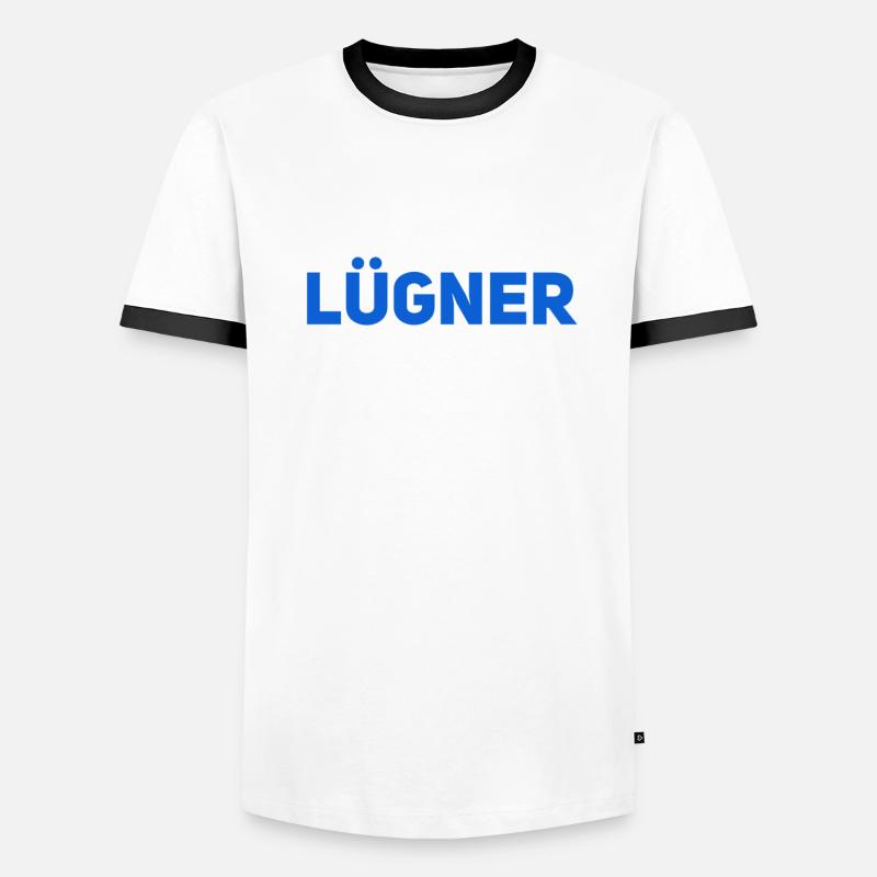 ich bin ein Lügner Männer Kontrast-T-Shirt