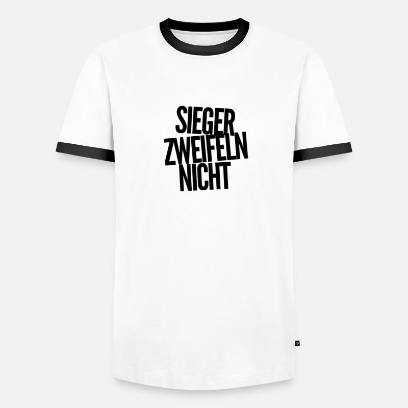 ich bin ein Sieger Männer Kontrast-T-Shirt