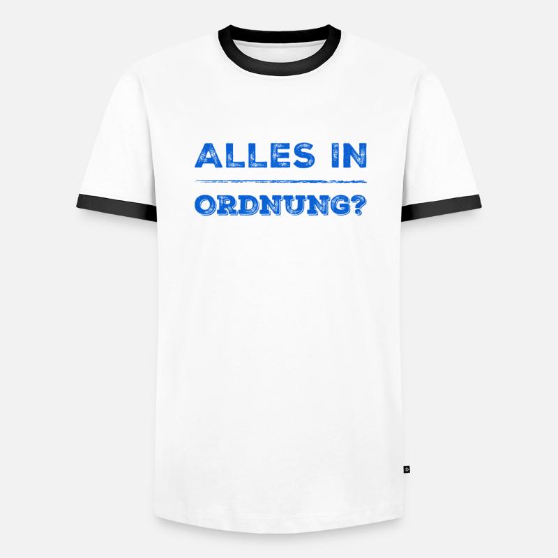 alles schick? Männer Kontrast-T-Shirt