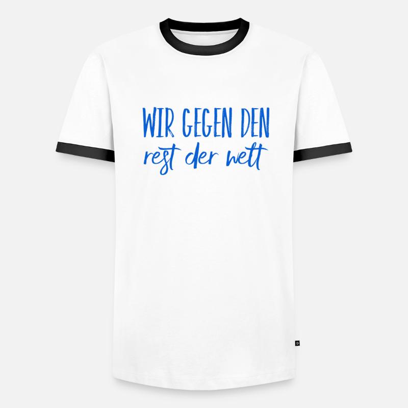 Teamwork Männer Kontrast-T-Shirt