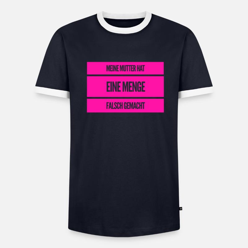Fehler einer Mutter Männer Kontrast-T-Shirt