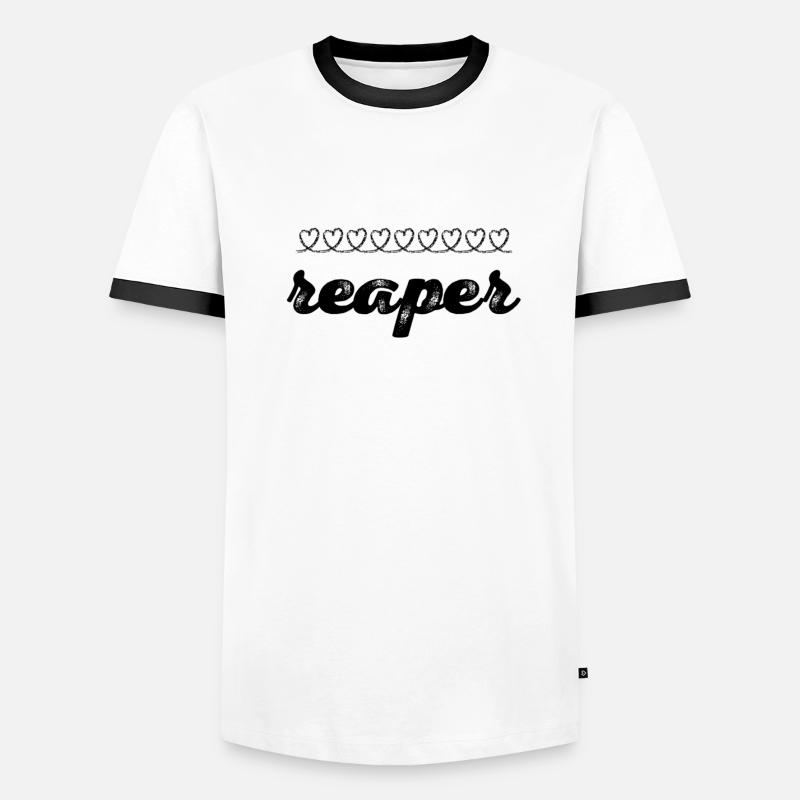 der Sensenmann Männer Kontrast-T-Shirt
