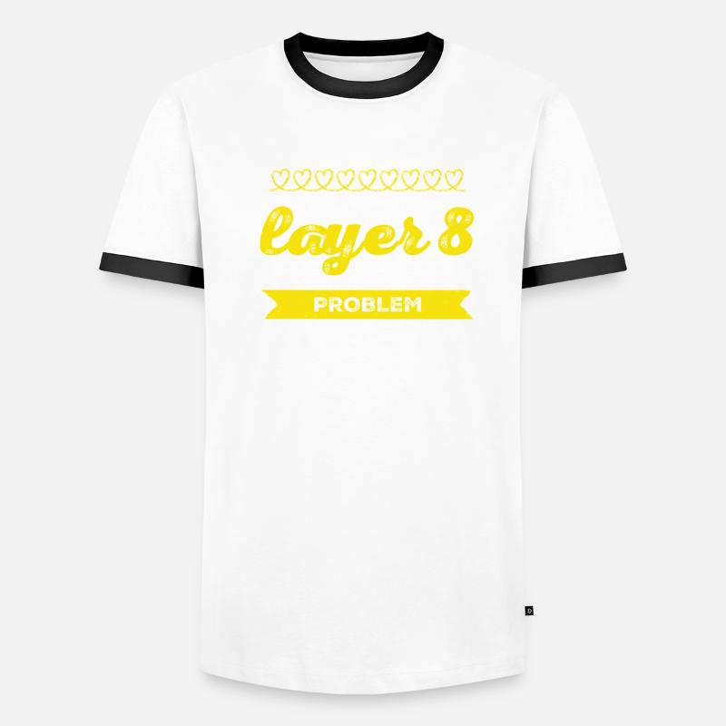 Problem with Layer 8 Men's Ringer Shirt