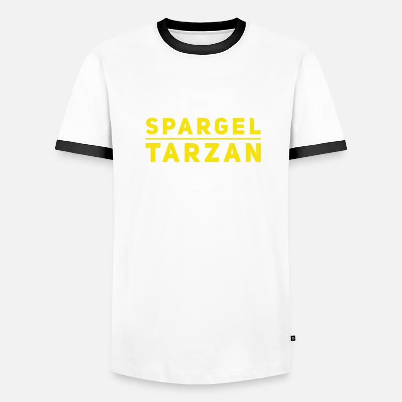 ich bin ein schlanker Mann Männer Kontrast-T-Shirt