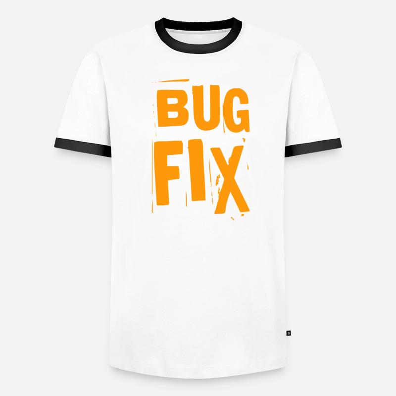 La correction de bugs est géniale T-shirt contrasté Homme