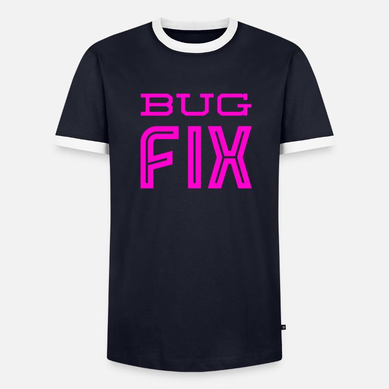 La correction de bugs est géniale T-shirt contrasté Homme