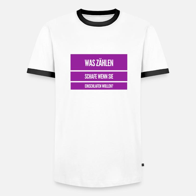 Probleme beim einschlafen Männer Kontrast-T-Shirt