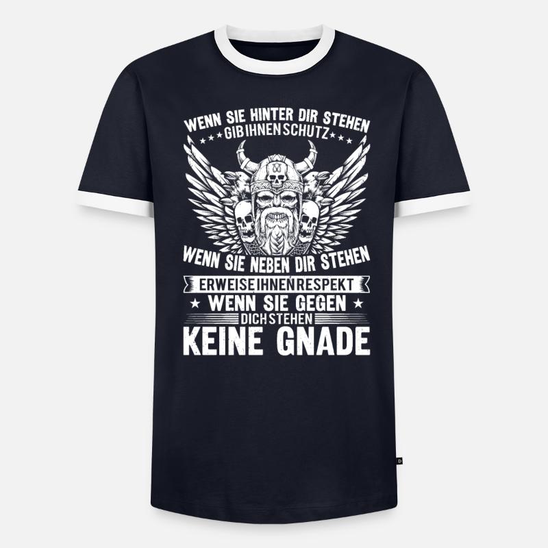 Wenn Sie Hinter Dir Stehen - Männer Kontrast-T-Shirt - undefined