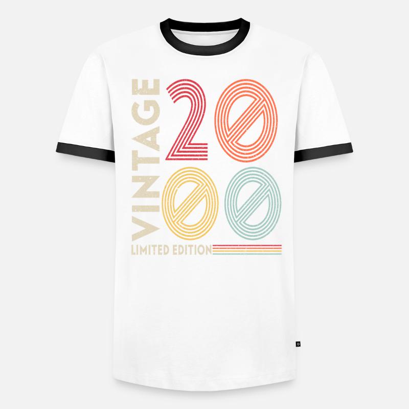 Original 2000 Männer Kontrast-T-Shirt