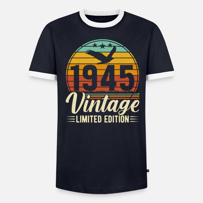 1945 - A timeless masterpiece - Men's Ringer Shirt - undefined
