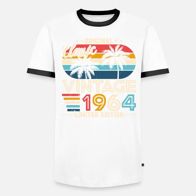 1964: Timeless Elegance Men's Ringer Shirt