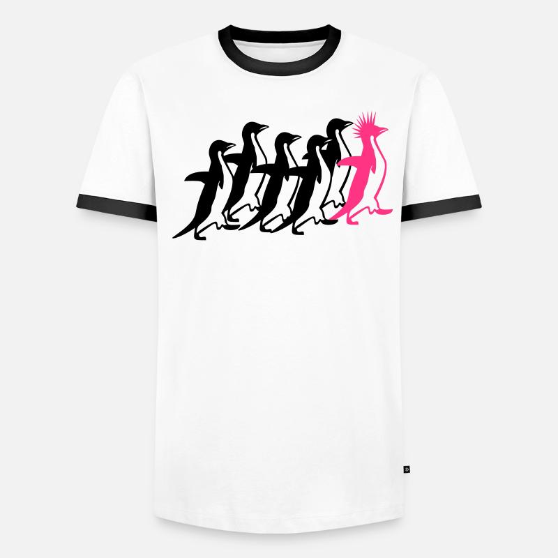 Pack de pingouins T-shirt contrasté Homme