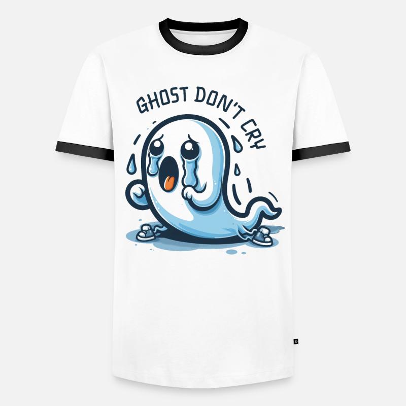 Ghost Don't Cry Men's Ringer Shirt