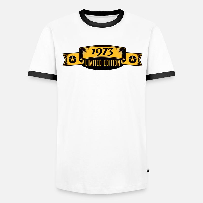 1973 Männer Kontrast-T-Shirt
