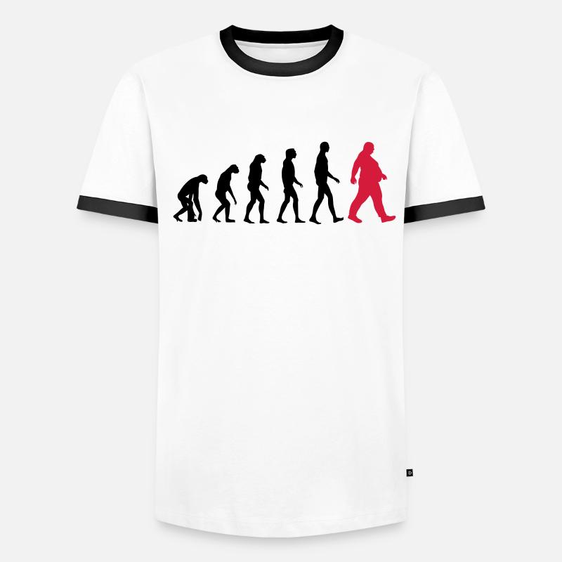Bold evolution - of whom are obese - obese - Dick Men's Ringer Shirt