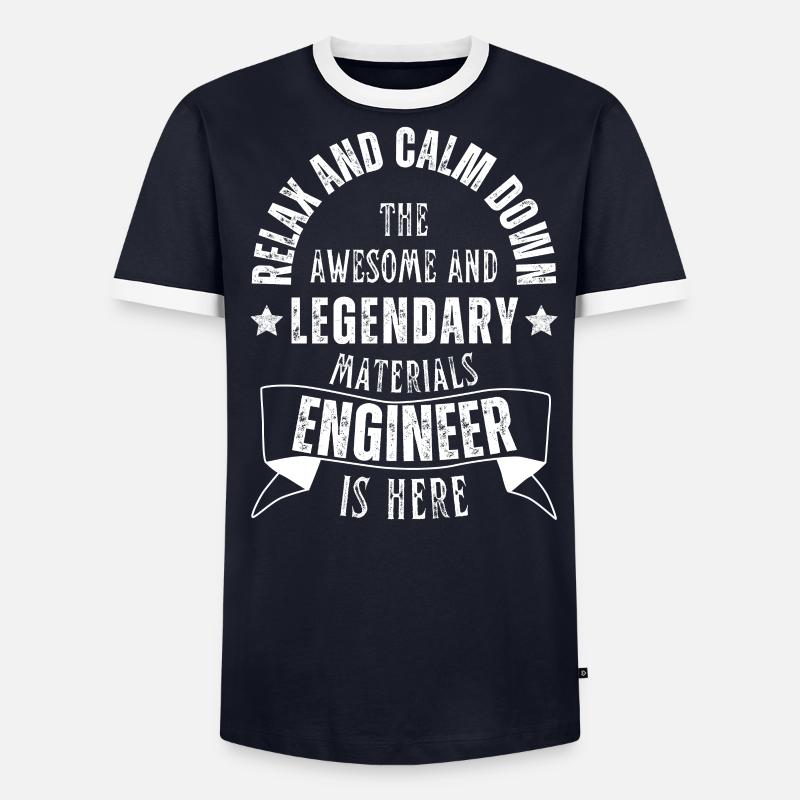 Legendary materials engineer is a profession here Men's Ringer Shirt