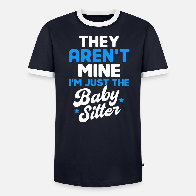 Babysitter Geschenk Babysitting Bester Babysitter - Männer Kontrast-T-Shirt - undefined