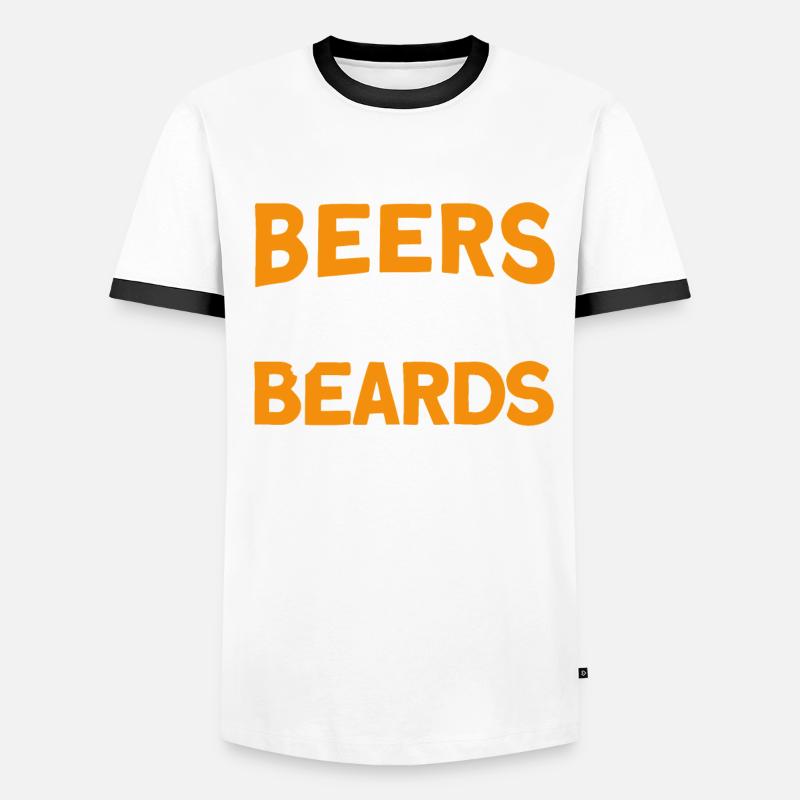 Bärte Spruch Lustiges Bartgeschenk Bart Männer Kontrast-T-Shirt