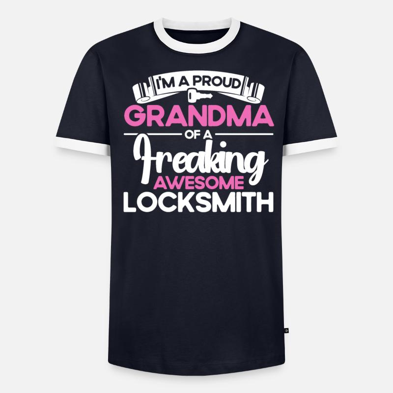 Locksmith Lock Picking Employee Locksmith - Men's Ringer Shirt - undefined