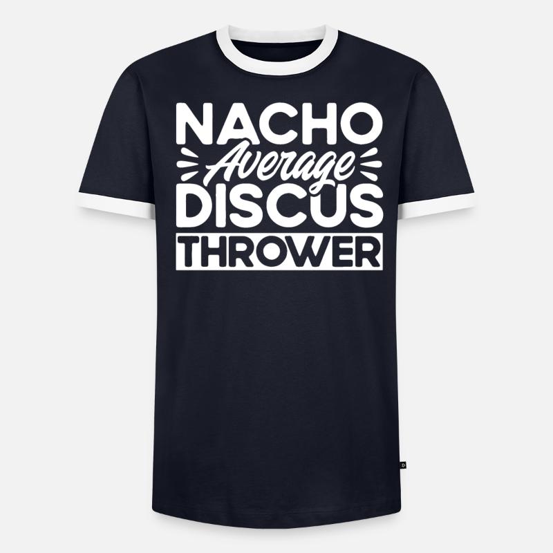 Diskuswerfen Diskuswerfer Geschenk - Männer Kontrast-T-Shirt - undefined